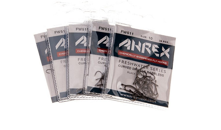 Ahrex FW511 Curve Dry Fly Barbless