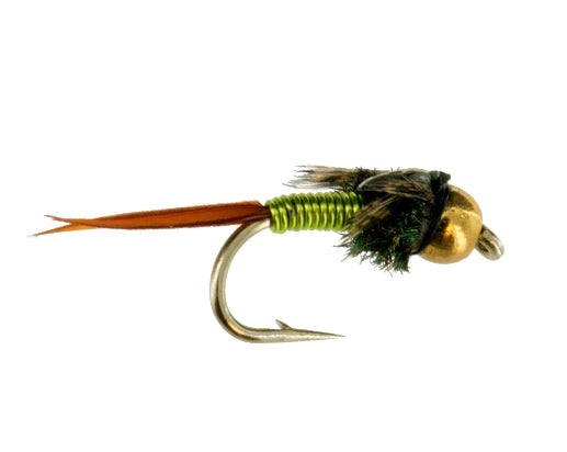 Beadhead Copper John Chartreuse Nymph