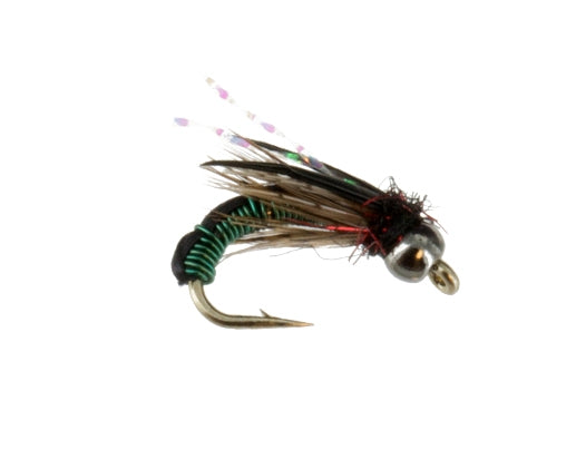 Beadhead Hotwire Caddis, Black and Olive