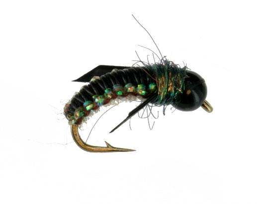 Beadhead Jalapeno Caddis Black
