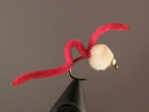 Beadhead Kenobi Egg, Red fly fishing fly