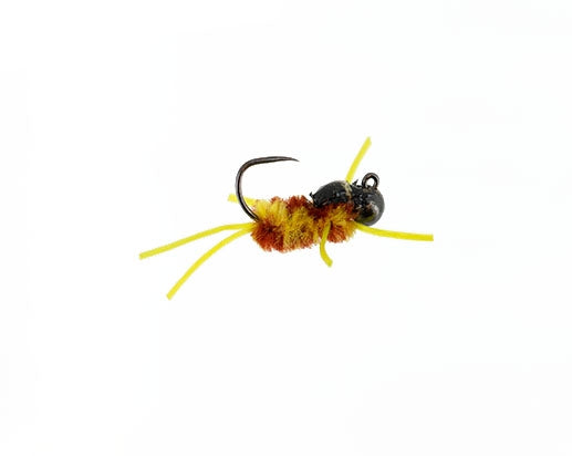 Beadhead Tactical Turd, Brown and Yellow