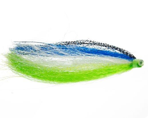 Black Attack Blue and Chartreuse, Tube (No Hook)