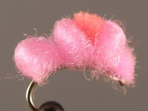 Baby Pink/Flame Dot