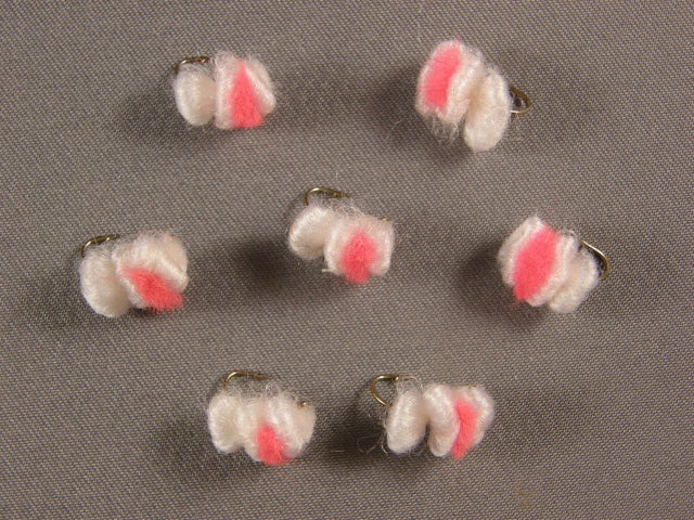 Blood Dot, White/Flame grouped 2