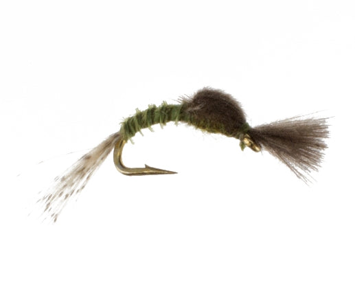 Blue Wing Olive CDC Emerger, Fly Fishing Flies, Nymphs. Discount flies at theflystop.com. High Resolution.