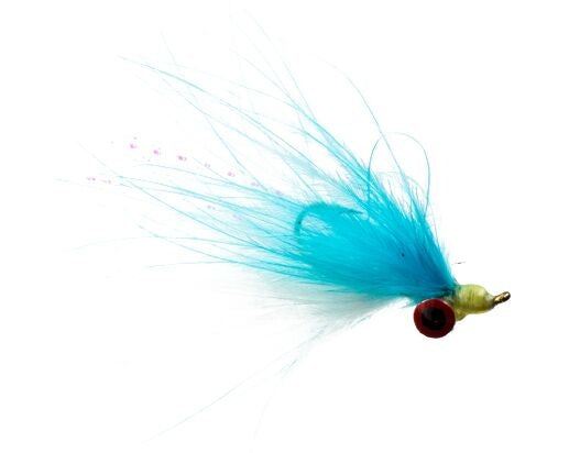 Clouser Marabou, Blue/White