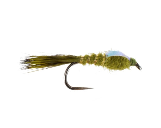 Flashback Hares Ear, Olive (Barbless)