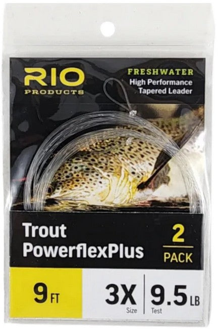 9' Powerflex Plus Leader - 2 pack by Rio