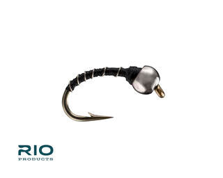 Rio Tungsten Zebra Midge, Black