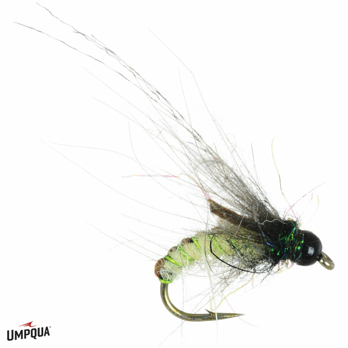 Umpqua Caddistrophic Pupa, Olive