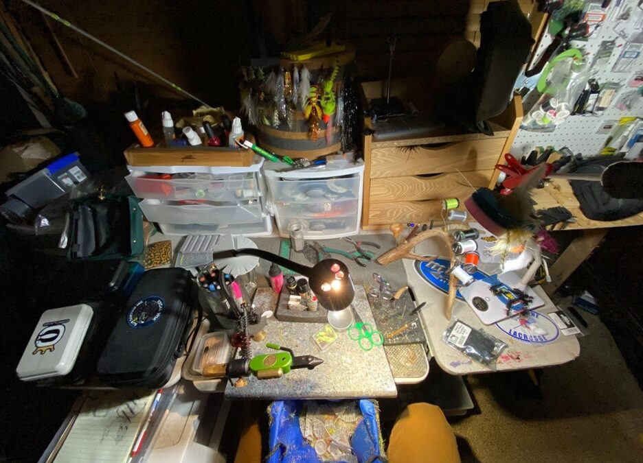 Tools on My Desk for Tying Fly Fishing Flies