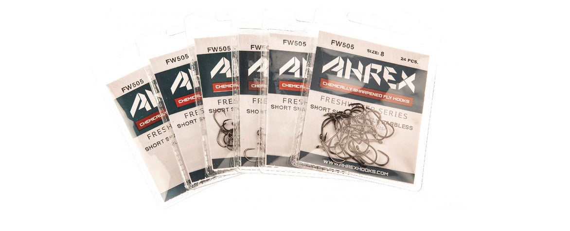 Ahrex FW505 Short Shank Dry Barbless