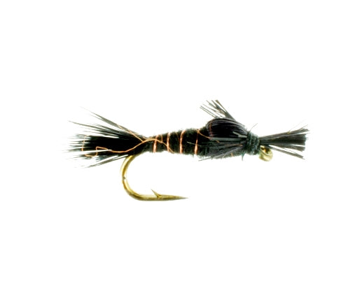 AP Beaver Nymph Black, Fly Fishing Flies, Nymphs. Discount flies at theflystop.com. High Resolution.