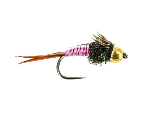 Beadhead Copper John, Pink Barbless