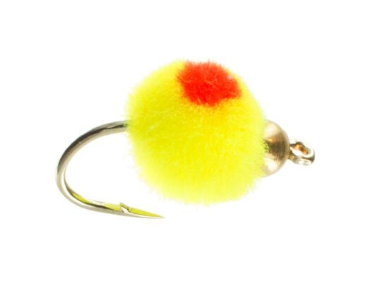 Beadhead Glo Bug, Chartreuse/Cerise