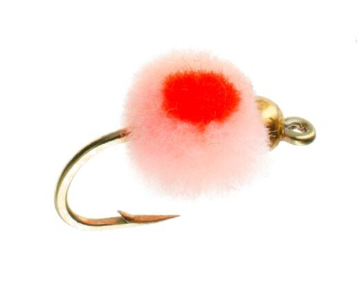 Beadhead Glo Bug, Peachy King/Flame