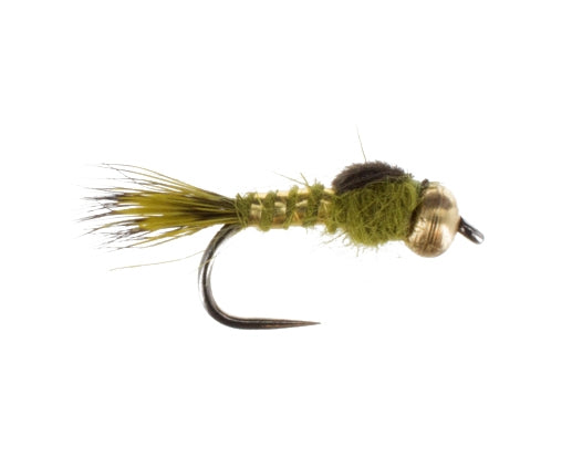 Beadhead Hares Ear, Olive Barbless