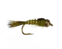 Beadhead Tungsten Hares Ear, Olive