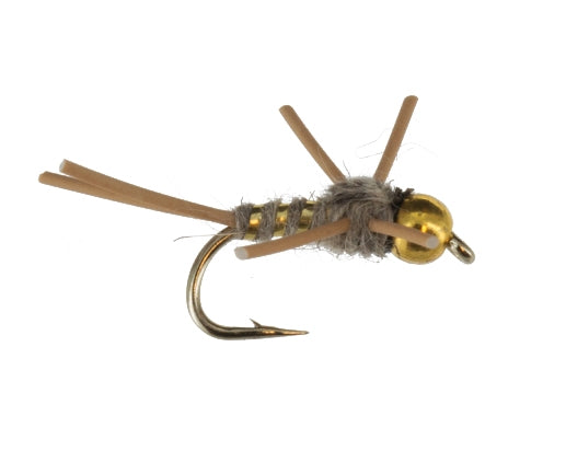 Beadhead Hares Ear Rubberleg #2, Fly Fishing Flies, Nymphs. Discount flies at theflystop.com. High Resolution.