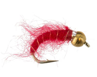 Beadhead Shaggy Caddis Red