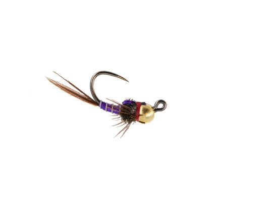 Beadhead Tactical Jigged Lightning Bug, Purple