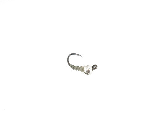 Beadhead Tactical Jigged Zebra Midge, Cream