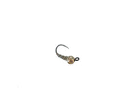 Beadhead Tactical Jigged Zebra Midge, Gray