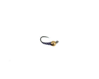 Beadhead Tactical Jigged Zebra Midge, Purple