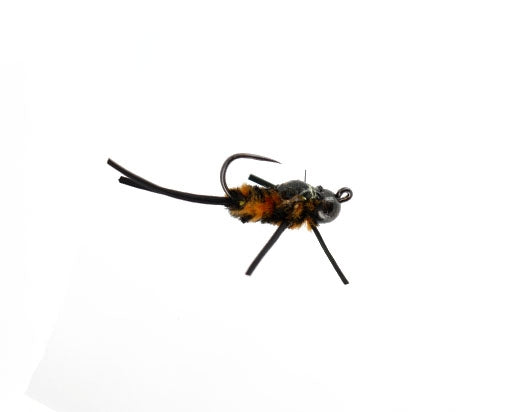 Beadhead Tactical Turd, Orange and Black