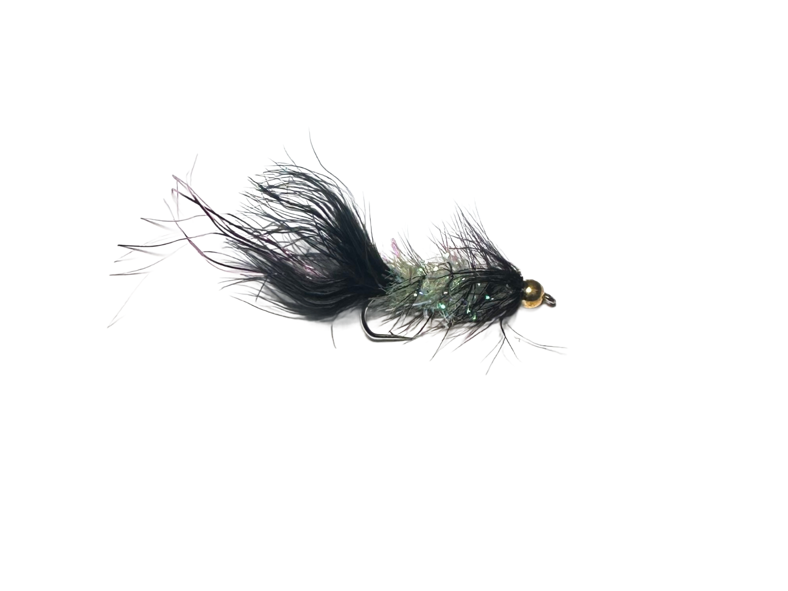 Catch's Beadhead Bugger, Black/Chart with Pink