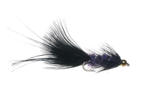 Catch's Beadhead Crystal Bugger, Black/Purple Blue