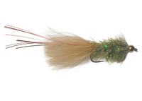 Catch's Beadhead Crystal Bugger, Tan/Olive Brown