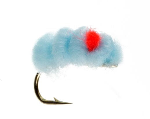 Blood Dot, Light Blue/Flame Dot