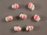 Blood Dot, White/Flame grouped 2