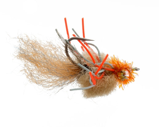 Bonefish-Permutation Crab, Sparkle Tan