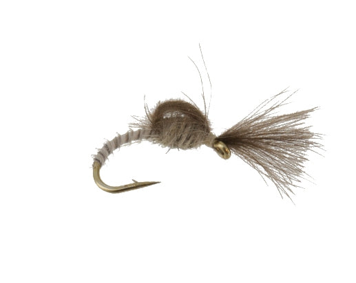 CDC Upwing Loop Emerger Gray, Fly Fishing Flies, Dry Flies. Discount flies at theflystop.com. High Resolution.
