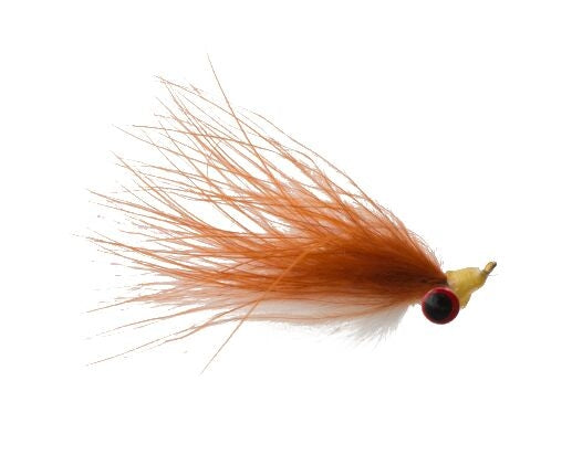 Clouser Marabou, Brown/White