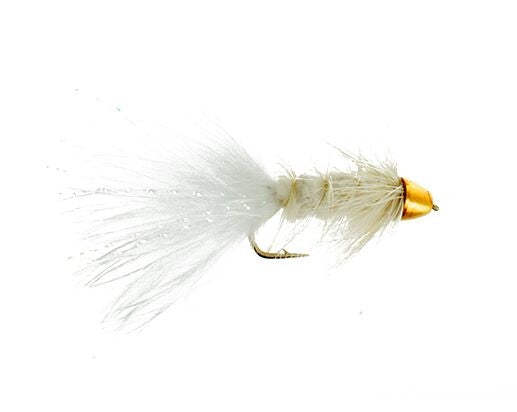 Conehead Woolly Bugger, White