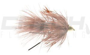Catch's Conehead Rubberlegged Bugger, Brown