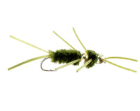 Beadhead Double Tungsten The Turd, Olive