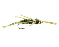 Beadhead Double Tungsten The Turd, Black and Olive