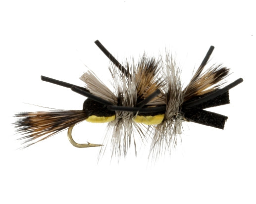 Drunk Humpy, Yellow fly fishing fly