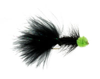 Egg Sucking Leech, Black/ Chartreuse