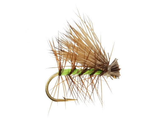 Elk Hair Hair Caddis, Flourescent Green