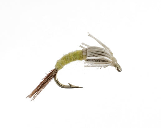 Emerger Wet PMD, Fly Fishing Flies, Nymphs. Discount flies at theflystop.com. High Resolution.