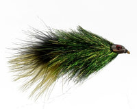 Fish-Skull Sparkle Minnow, Olive/Black