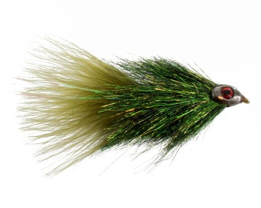 Fish-Skull Sparkle Minnow, Olive