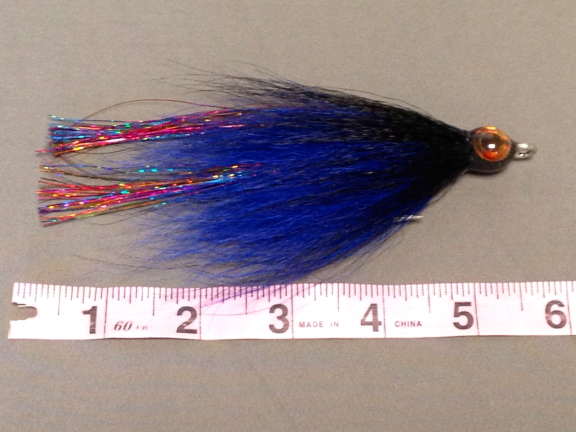 Flash Fish, Blue and Black