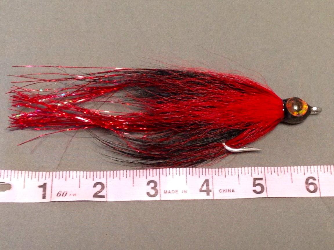 Flash Fish, Red and Black